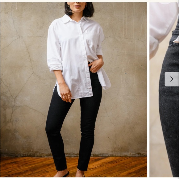 Able Clarissa High Rise Jean size 28 Washed Black - Picture 4 of 8